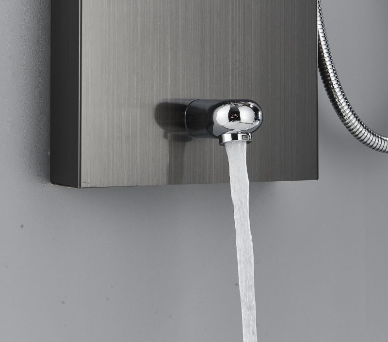Хидромасажен душ панел Анакапи в черно - ⭐Поръчай онлайн и вземи с безплатна доставка до твоята врата! ⭐ всичко за Вашата баня от PanelBG